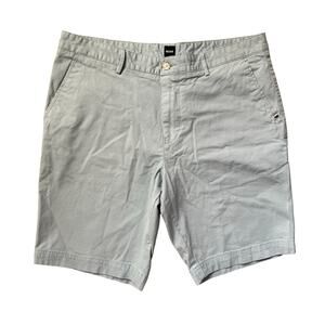 Hugo Boss Slice Shorts Slim Fit Men's Size 36 Regular Light Blue